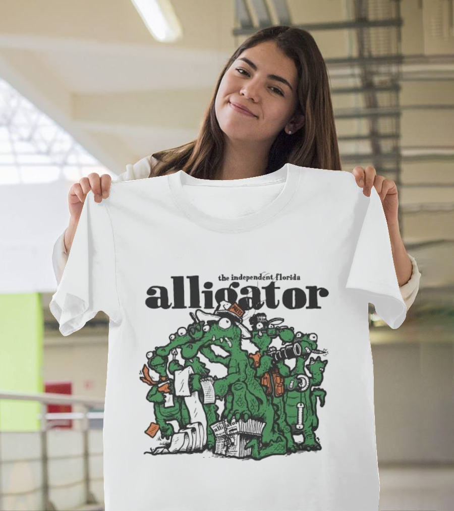 The Independent Florida Alligator Journalism Team Cartoon T-Shirt