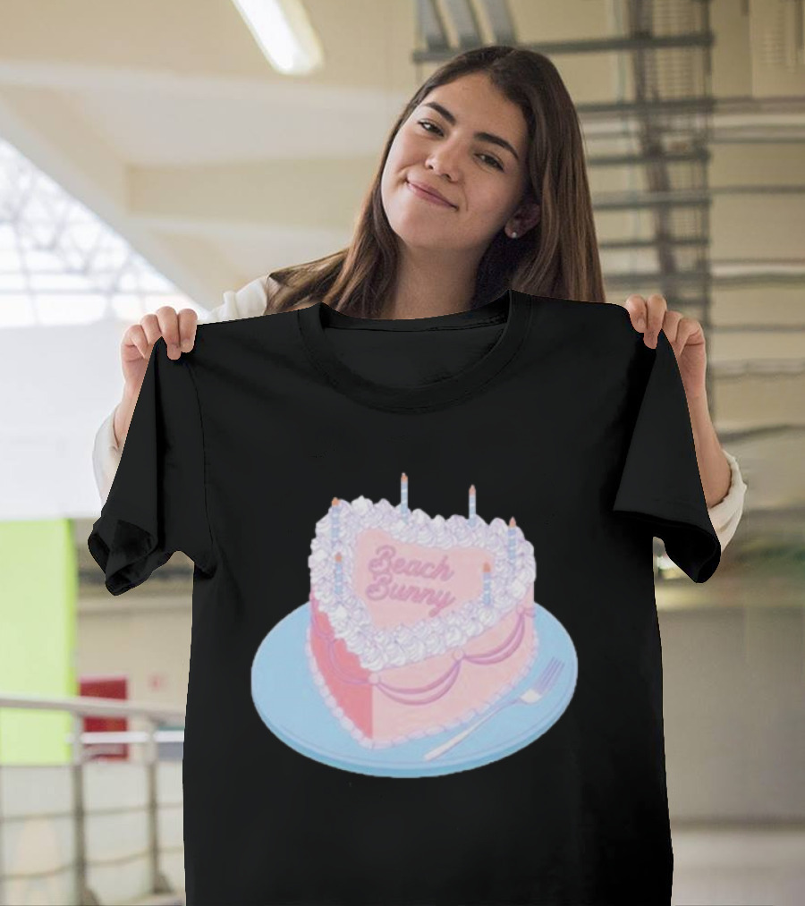 Beach Bunny Heart-Shaped Cake Clueless T-Shirt