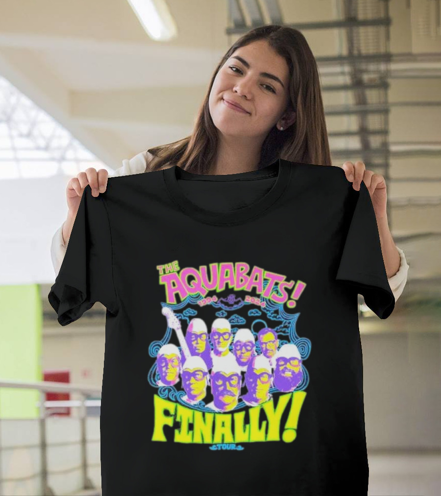 The Aquabats Finally Tour 1994 2024 Vibrant Band T-Shirt