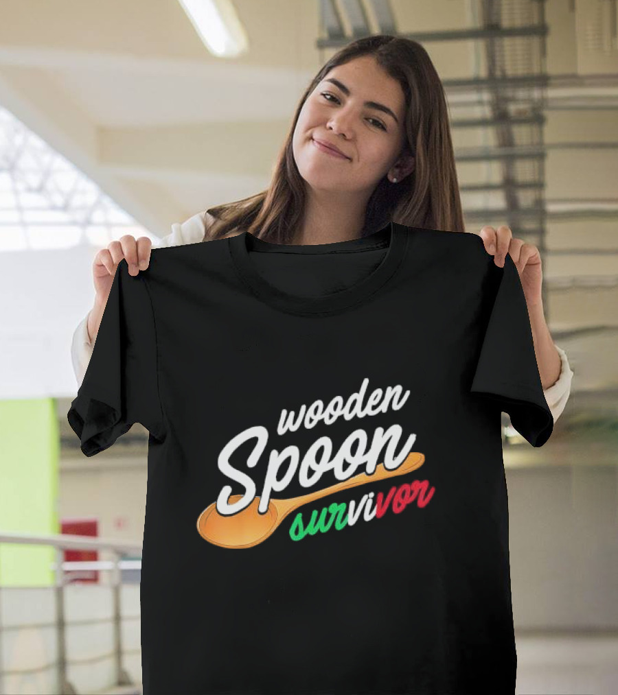 Wooden Spoon Survivor Italian Food Lovers T-Shirt