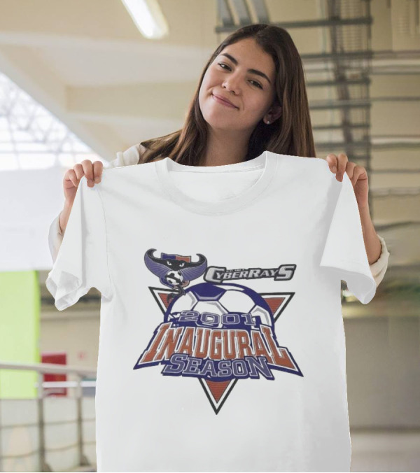 Bay Area CyberRays WUSA Soccer 2001 Inaugural Season T-Shirt