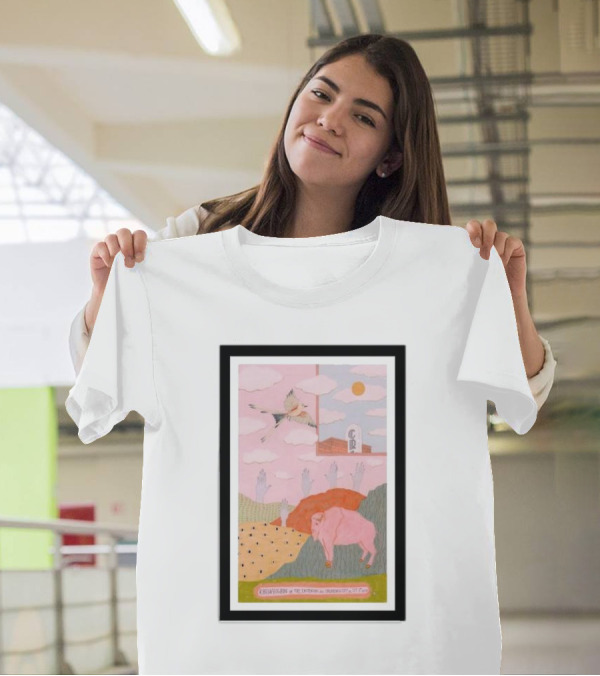 Khruangbin At The Criterion In Oklahoma City OK On Oct 7 2024 With Flying Bird And Pink Buffalo T-Shirt