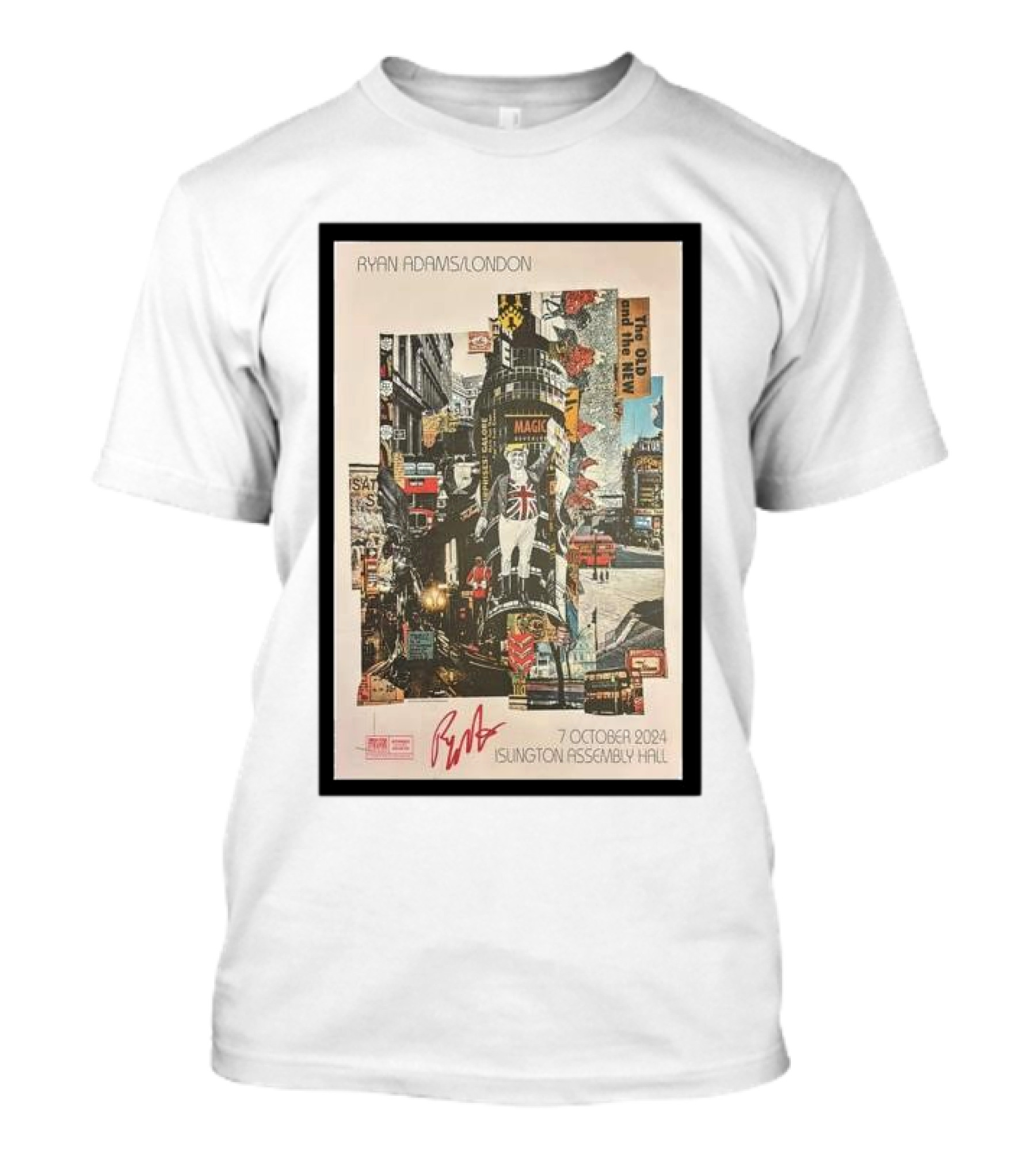 Ryan Adams London Islington Assembly Hall 7 October 2024 Concert T-Shirt