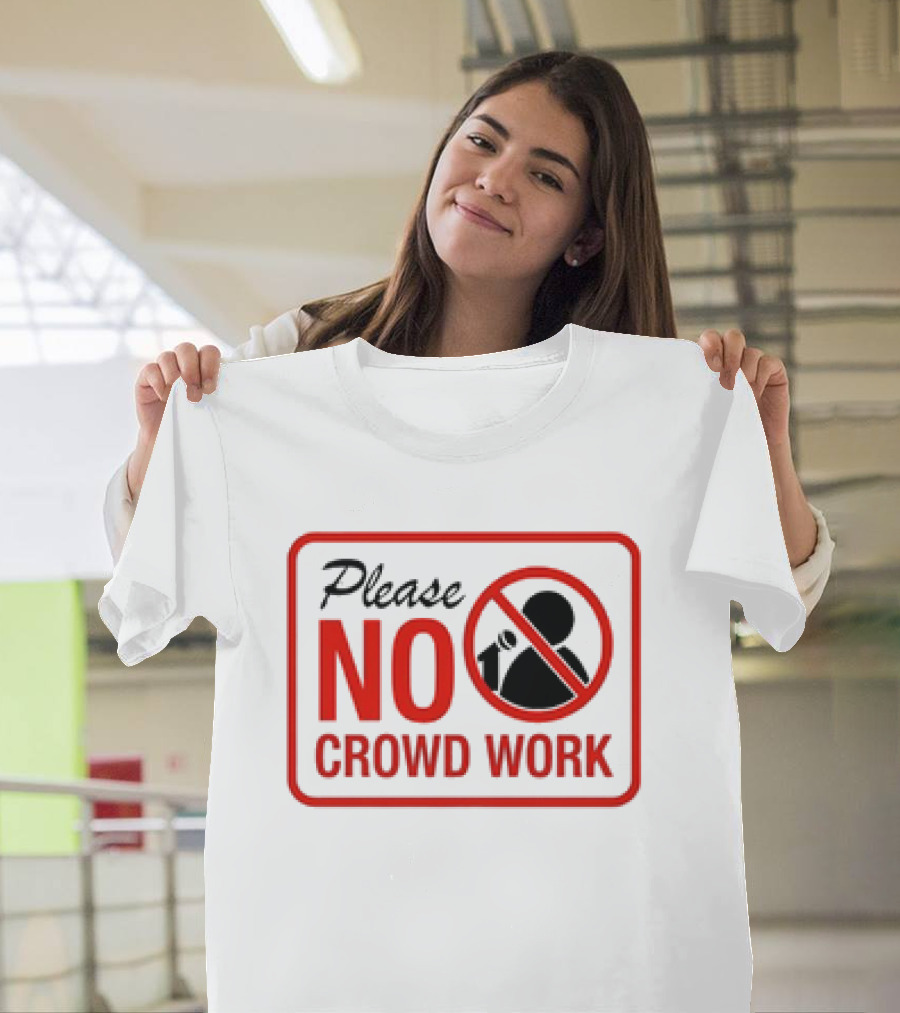 Gianmarco Soresi Please No Crowd Work Retro Mic T-Shirt