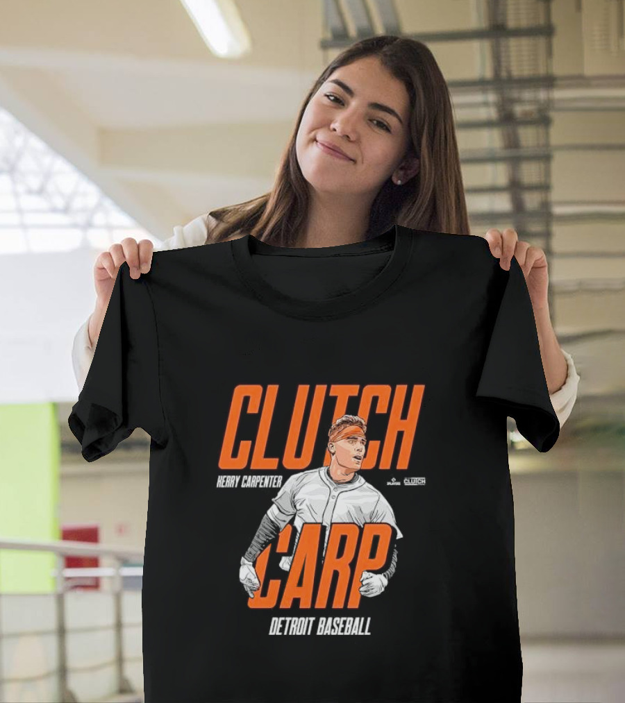 Herry Carpenter Clutch Carp Detroit Baseball T-Shirt