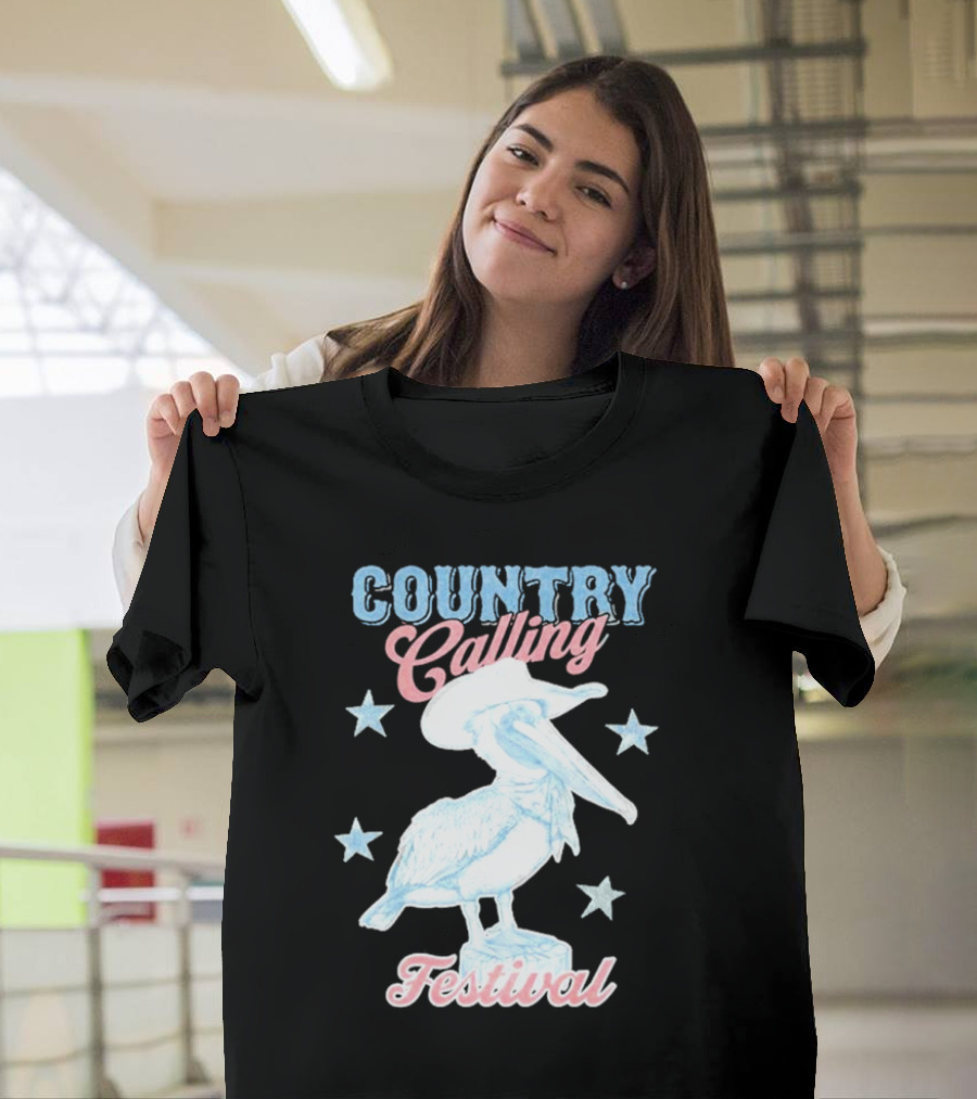 Country Calling Pelican Festival Lineup Stars T-Shirt