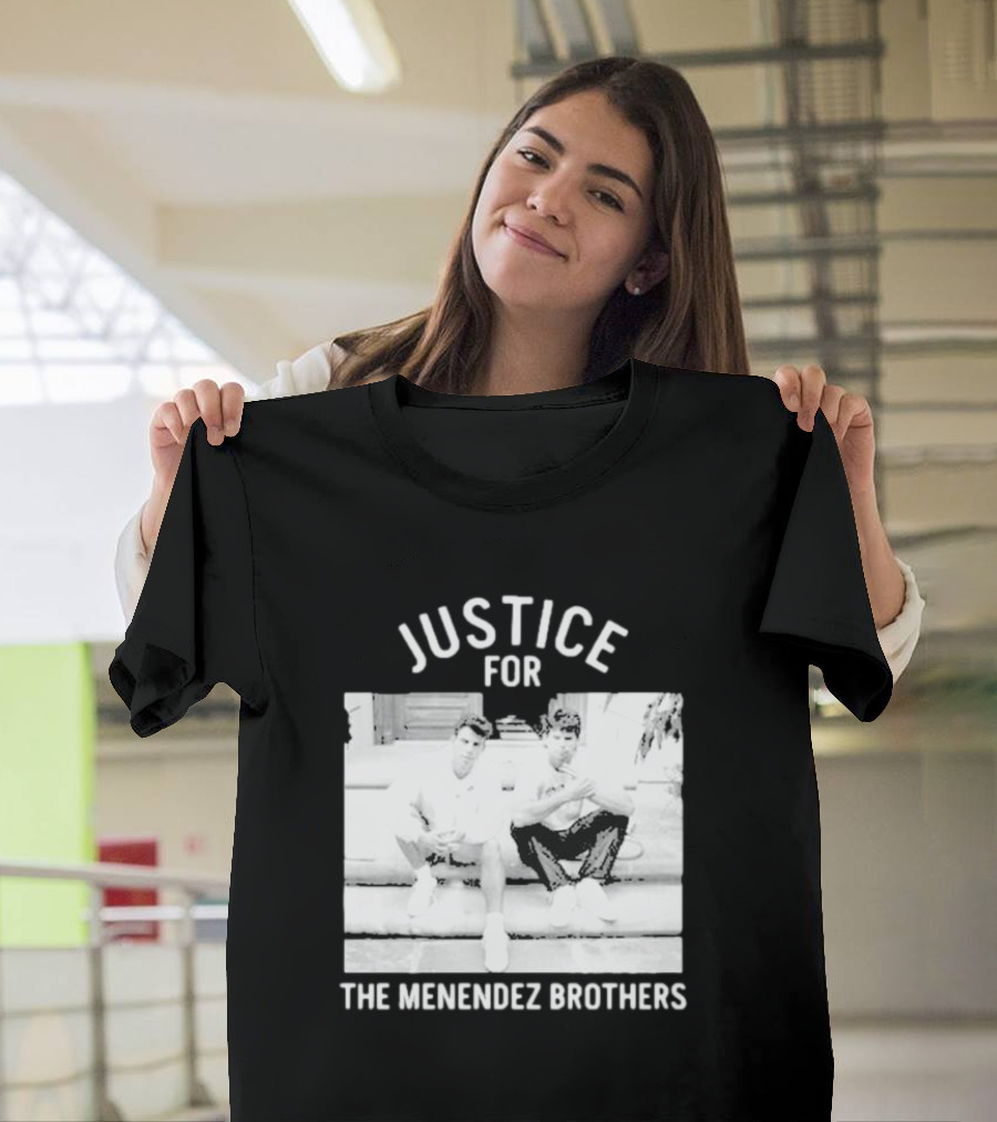 Justice For The Menendez Brothers Vintage Style Court Case Retro Appeal T-Shirt