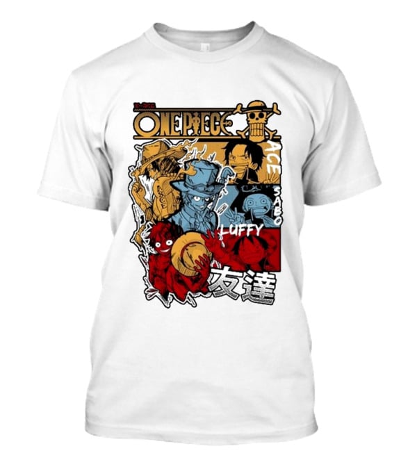 One Piece Luffy Ace Sabo Brothers Friendship T-Shirt