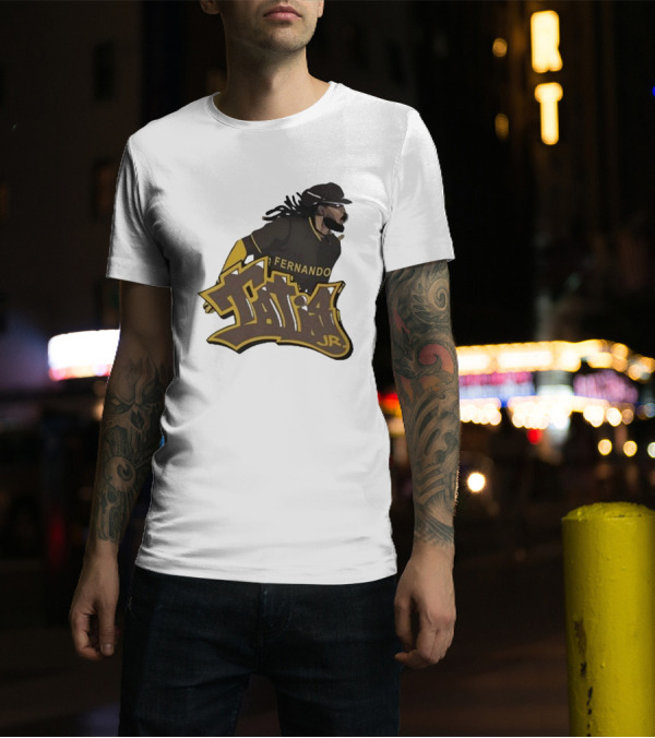 San Diego Padres Fernando Tatis Jr Player Graffiti T-Shirt