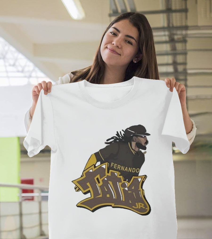 San Diego Padres Fernando Tatis Jr Player Graffiti T-Shirt