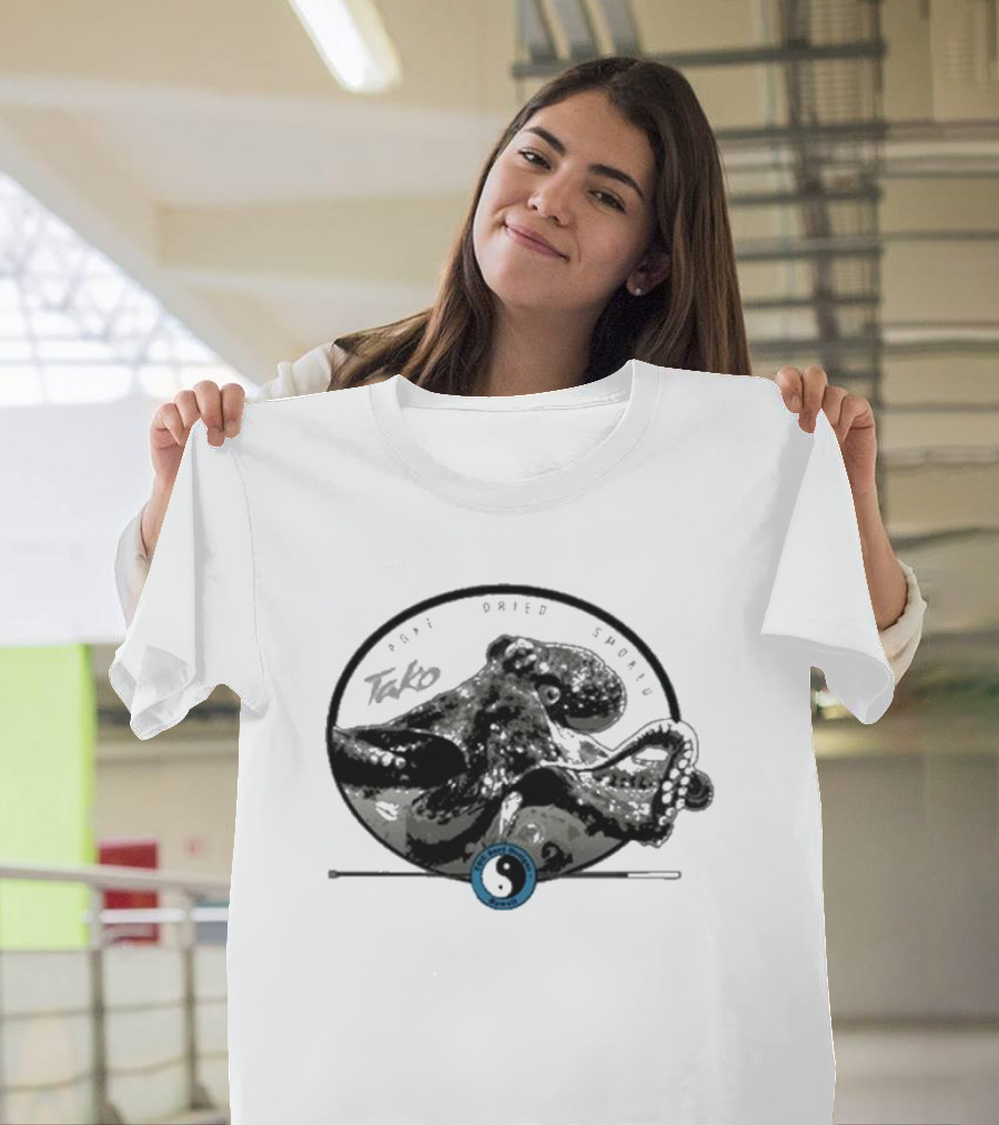 T&c Surf Tako Smoked Dried Octopus Yin Yang T-Shirt