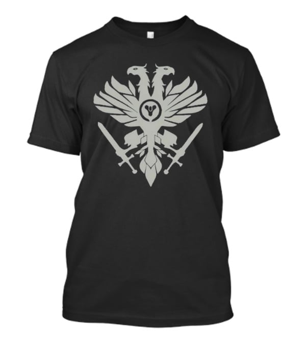 Bungie Crucible Legend Destiny Double-Headed Eagle Swords Emblem T-Shirt