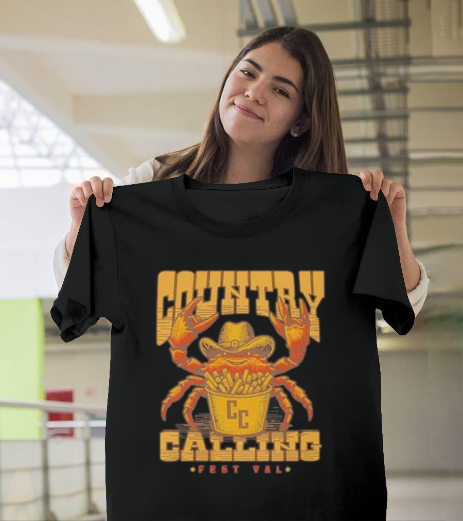 Country Calling Crab Festival Cc Lineup T-Shirt