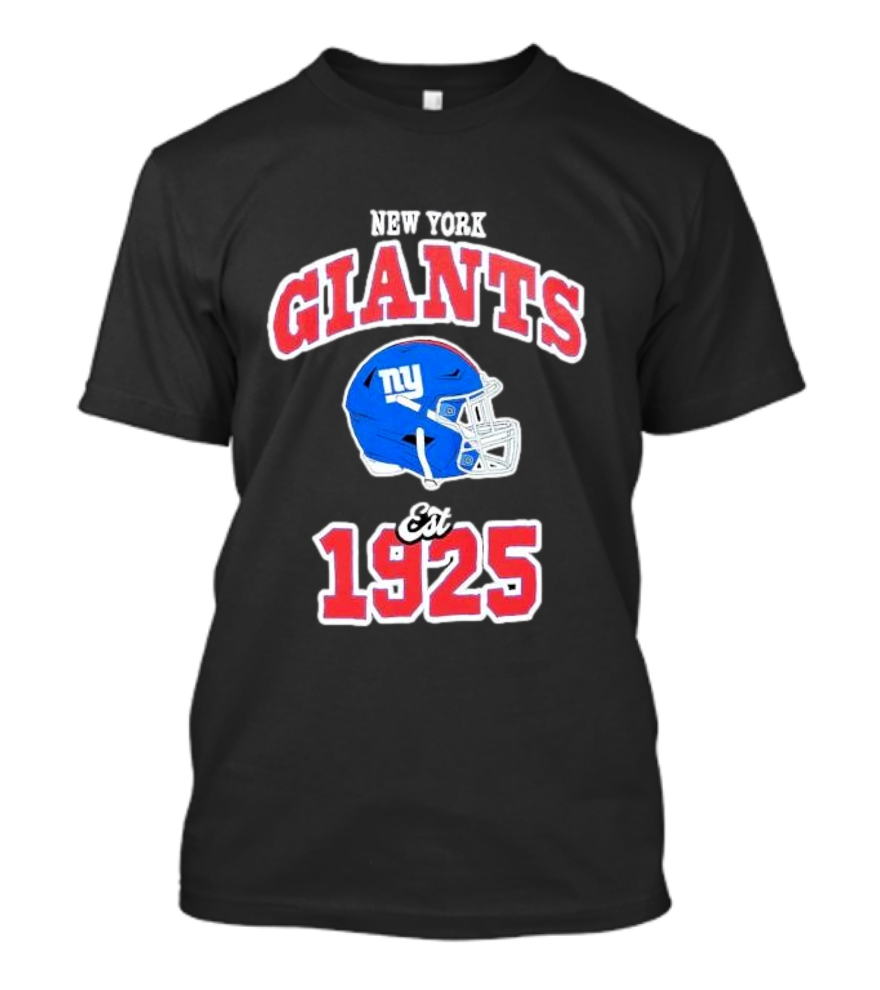 New York Giants Est 1925 Blue Helmet Aleali May Collaboration T-Shirt