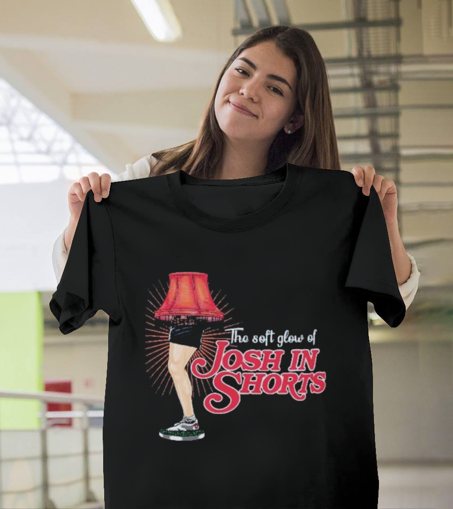 The Soft Glow of Josh in Shorts Buffalo Bills Football Lamp T-Shirt