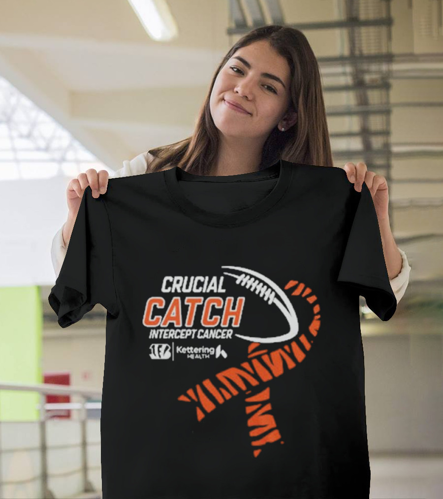 Bengals 2024 Crucial Catch Intercept Cancer Kettering Health T-Shirt