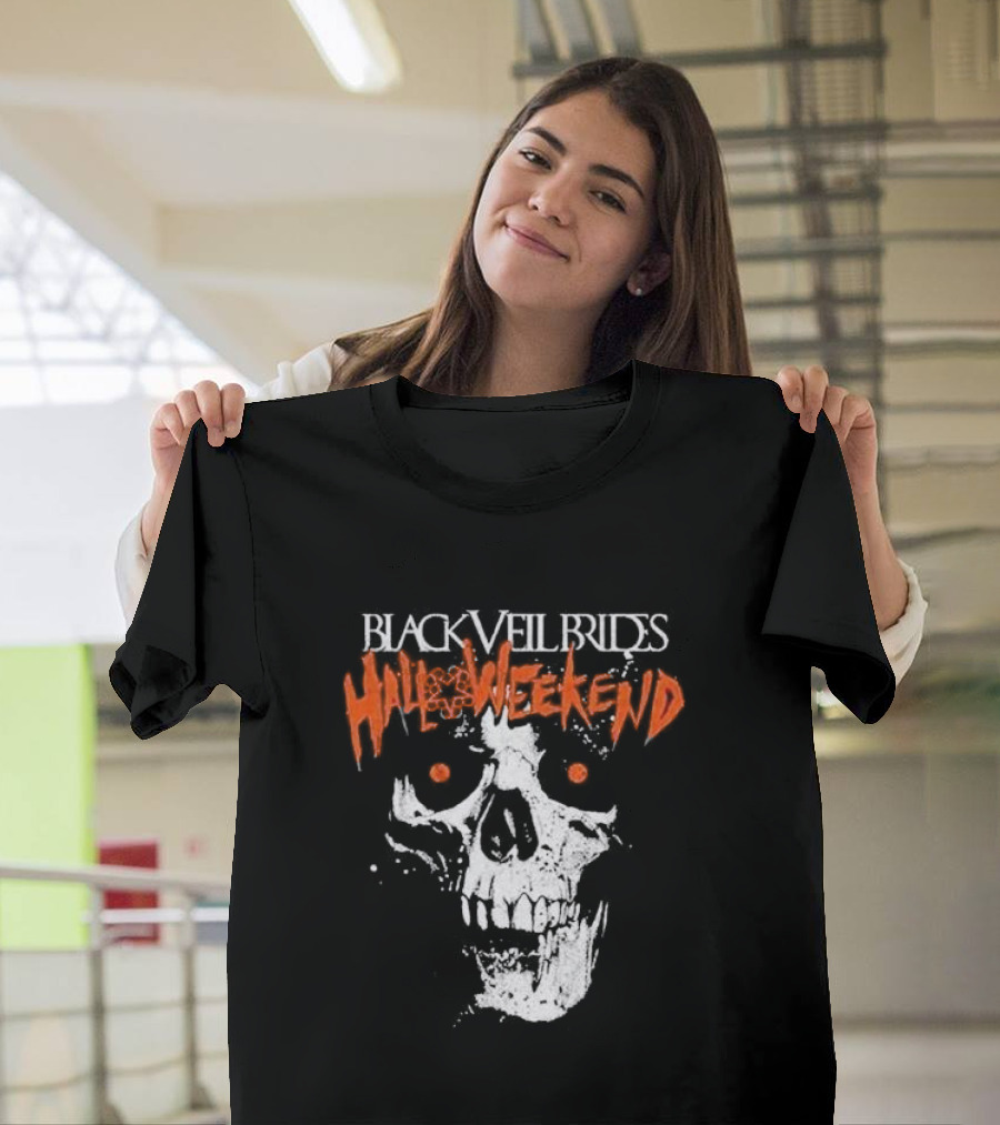 Black Veil Brides Halloweekend Skull T-Shirt