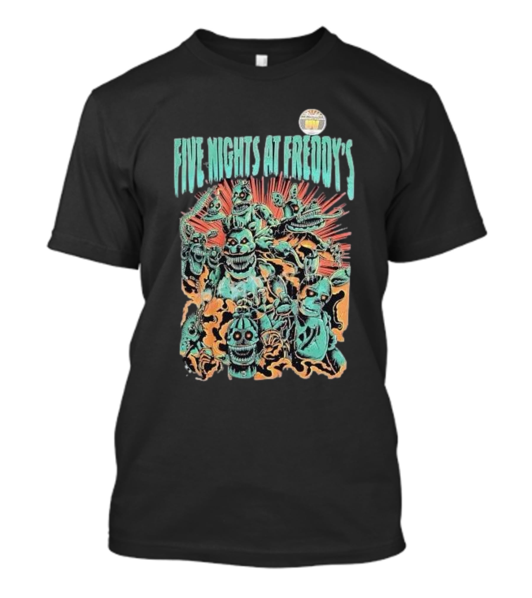 Five Nights At Freddy’s FNAF Metal Animatronics Horror T-Shirt