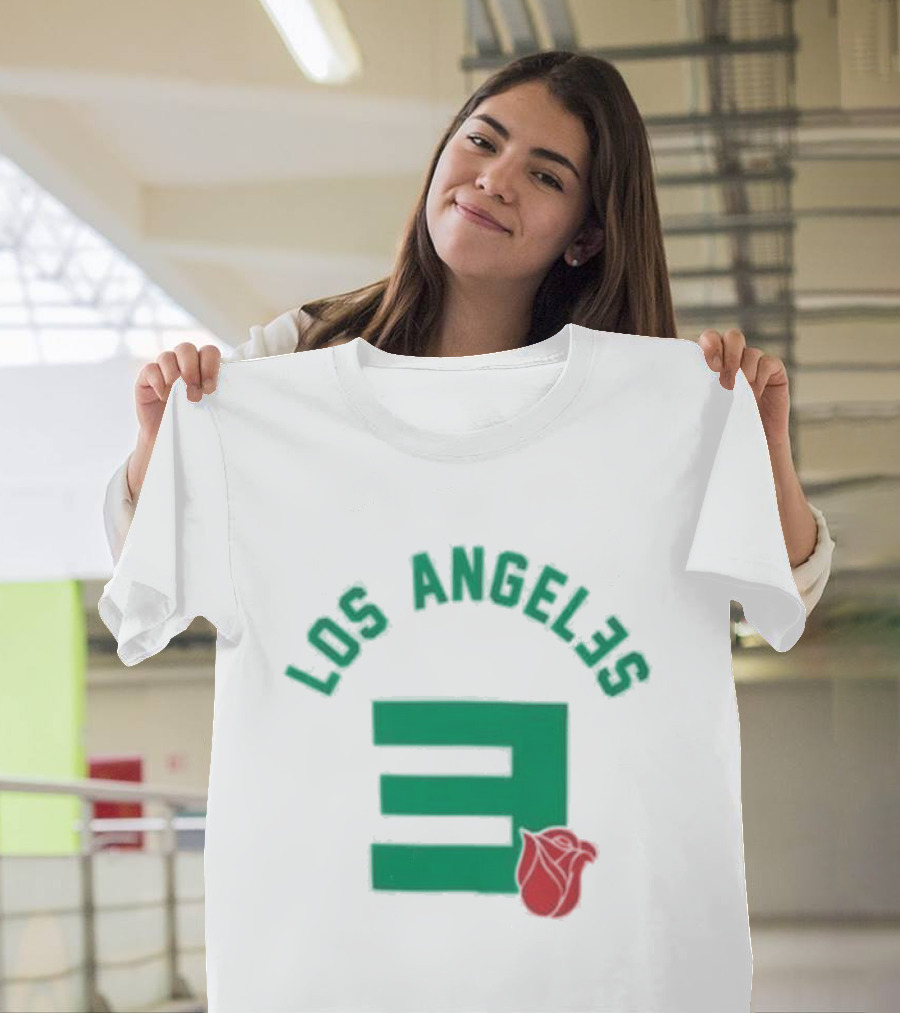 Los Angeles Eminem Rosebowl Logo Event T-Shirt
