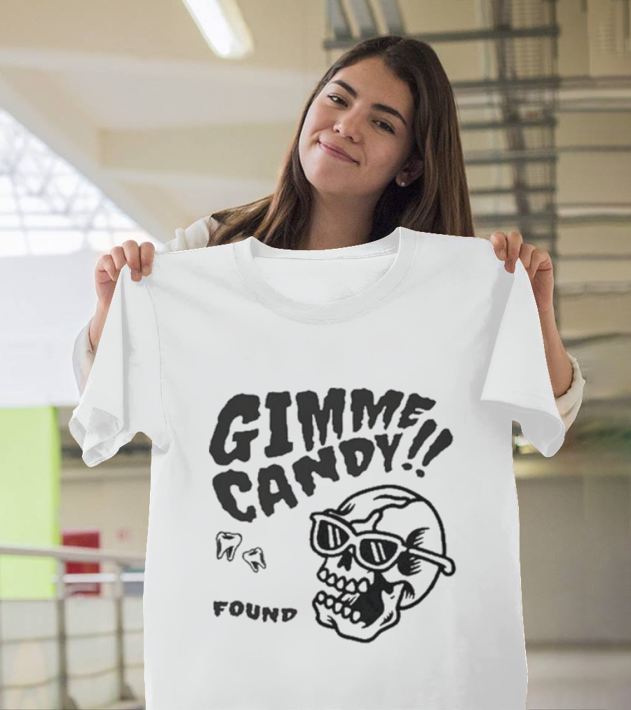 New Found Glory Gimme Candy Skull Found T-Shirt
