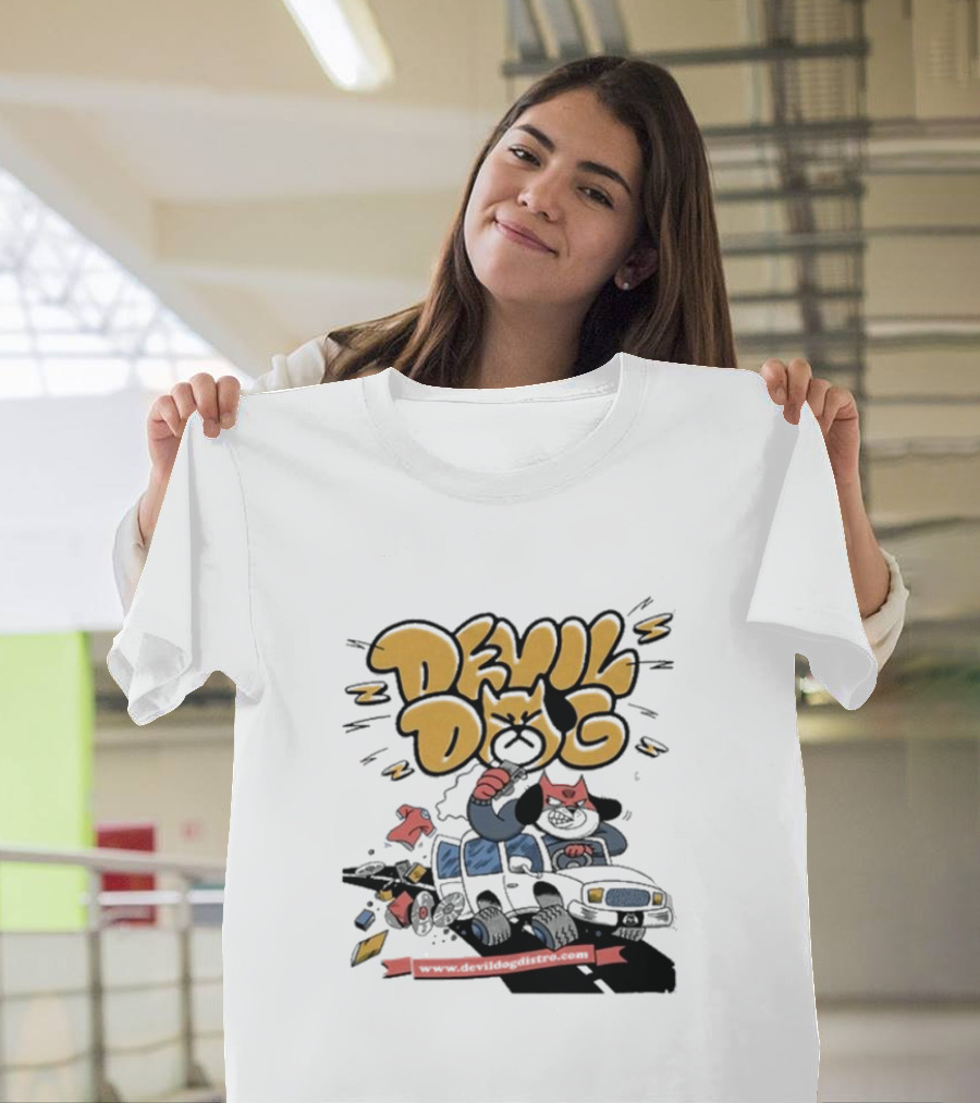 Devil Dog www.devildogdistro.com T-Shirt