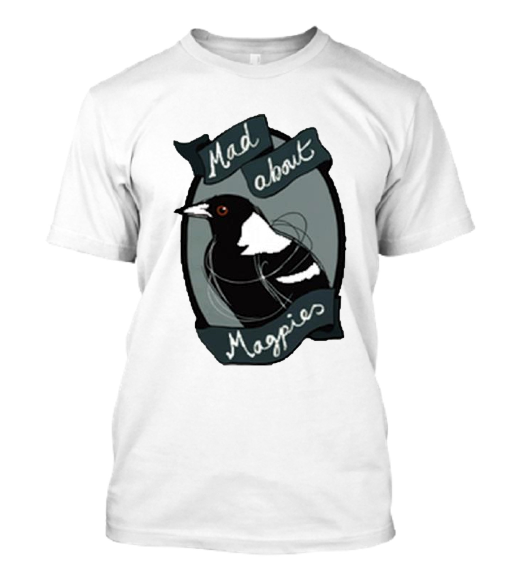 Bridget Farmer Mad About Magpies Bird T-Shirt