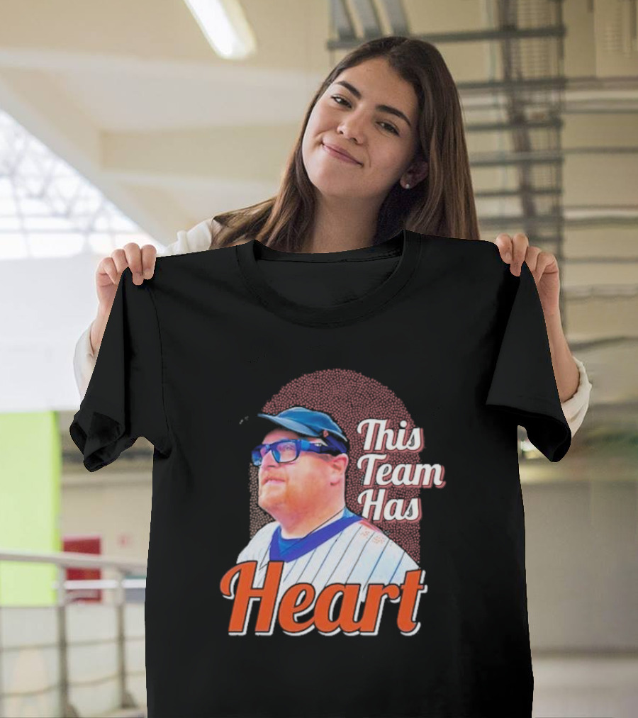 This Team Has Heart Frank Baseball-Inspired Dedication T-Shirt