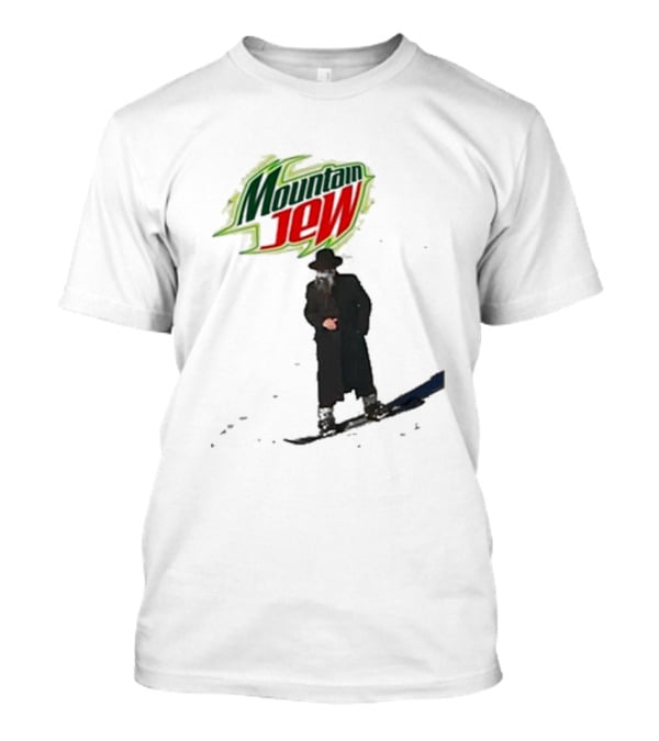 Mountain Jew Funny Ahh Tees Jewish Skiing T-Shirt