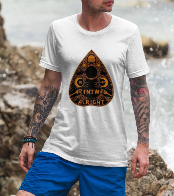 JB Mike FNTW Alright Burger Plancher Retro T-Shirt