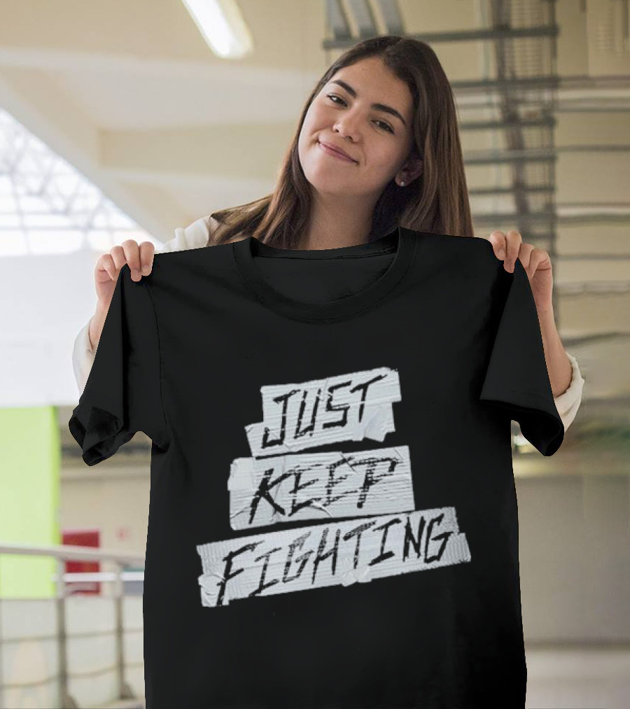 Kevin Owens Just Keep Fighting Blackout T-Shirt