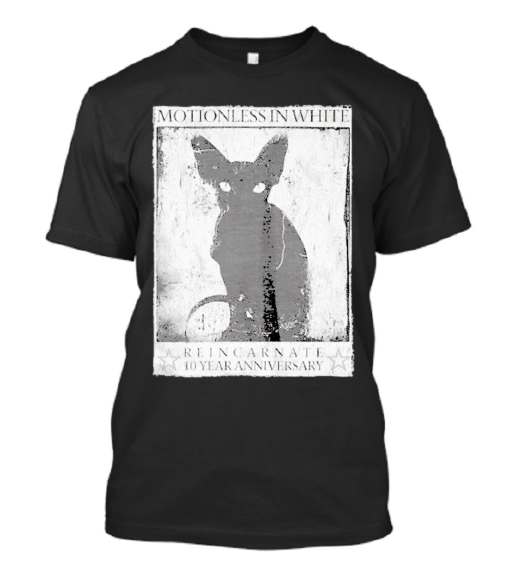 Motionless In White Reincarnate 10 Year Anniversary Sphynx T-Shirt
