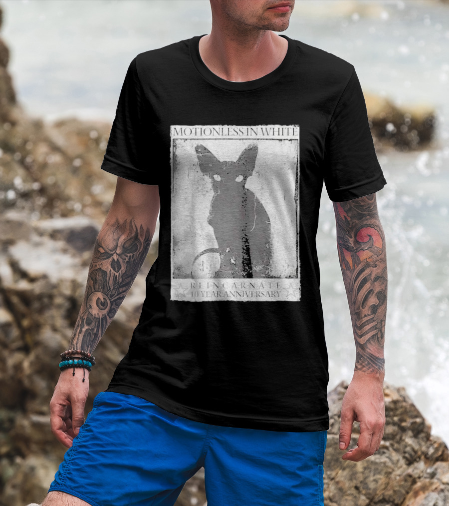 Motionless In White Reincarnate 10 Year Anniversary Sphynx T-Shirt