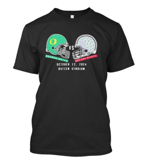 Ohio State Buckeyes Vs Oregon Ducks October 12, 2024 Autzen Stadium T-Shirt