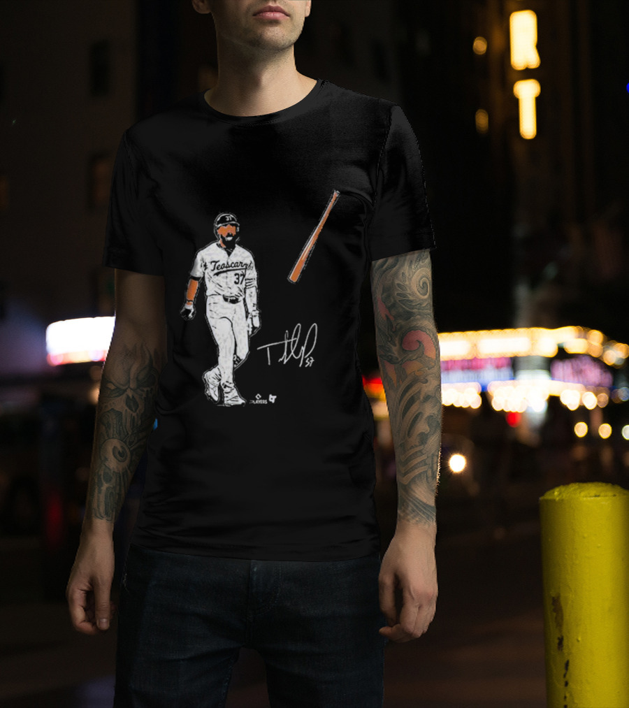 Teoscar Hernandez 37 Baseball Bat Flip Signature Players T-Shirt