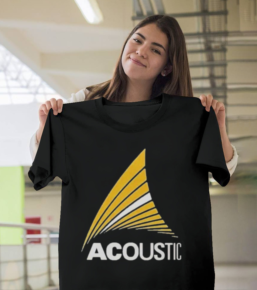 Acoustic Audio Yellow Wave T-Shirt