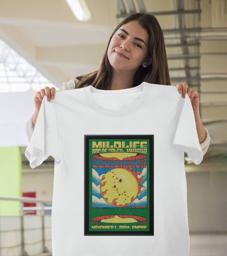 Mildlife Arc de Soleil Levitation Austin Texas November 1 2024 Empire T-Shirt