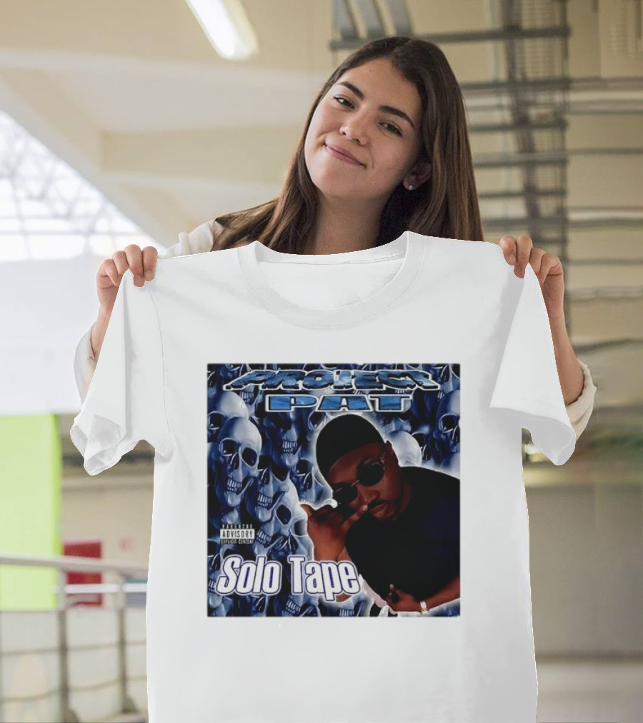 Project Pat Solo Tape Album Cover Skulls T-Shirt