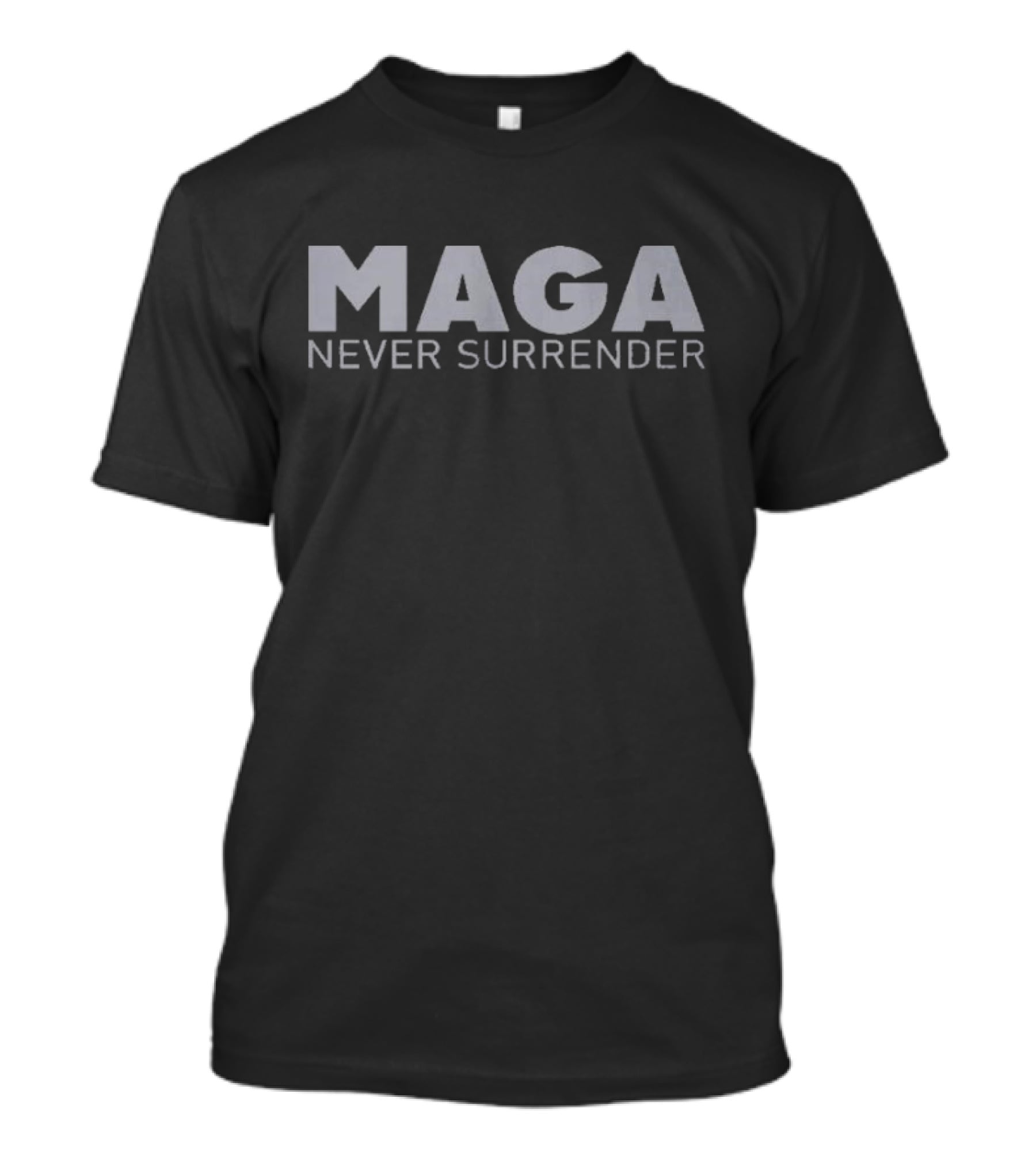 Elon Musk MAGA Never Surrender Dark T-Shirt