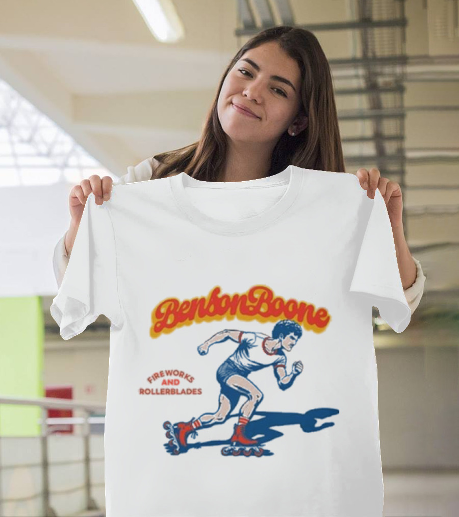 Benson Boone Fireworks and Rollerblades Benny T-Shirt