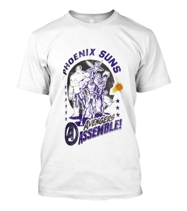 Phoenix Suns Avengers Assemble Marvel Collaboration Youth NBA T-Shirt