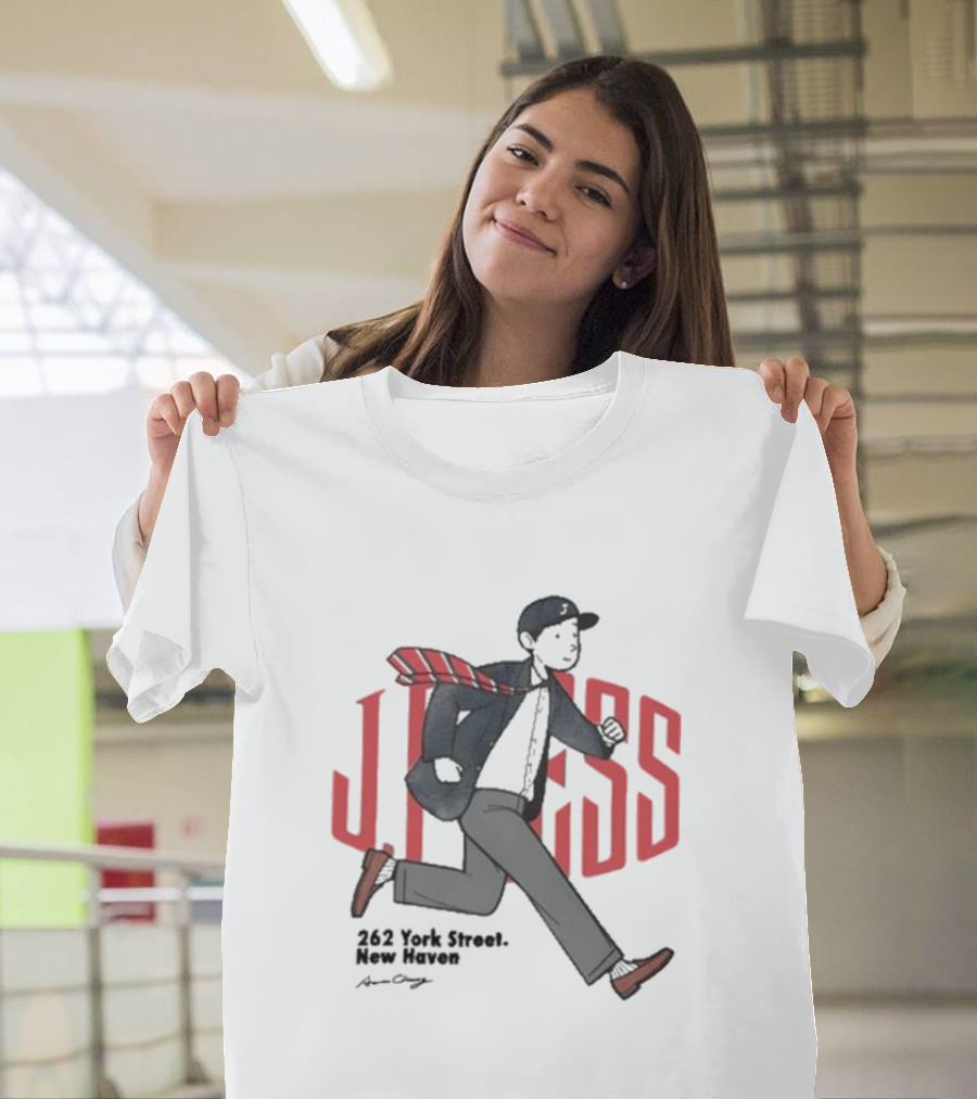 J.Press Boy's 262 York Street New Haven Running Figure T-Shirt