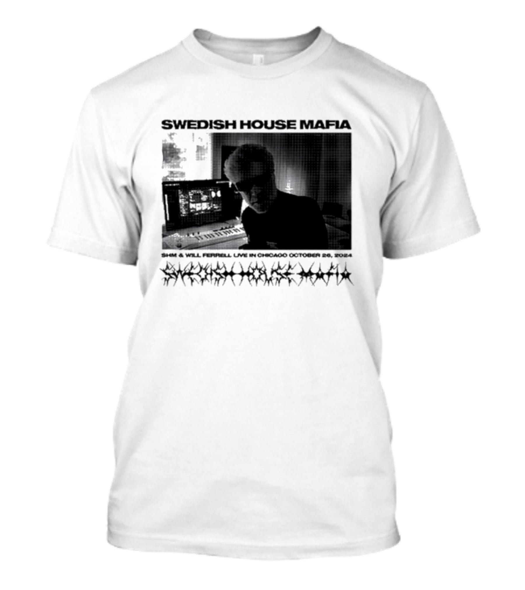 Swedish House Mafia Shm And Will Ferrell Live IN Chicago October 26 T-Shirt