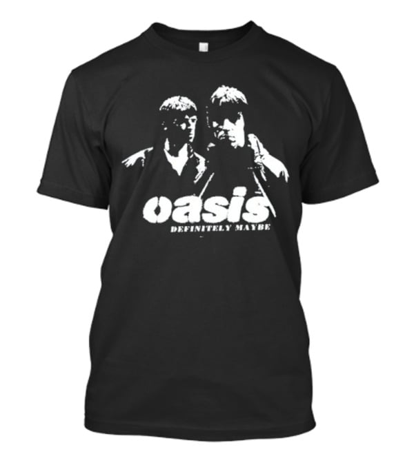 Oasis Definitely Maybe Photo Stencil T-Shirt