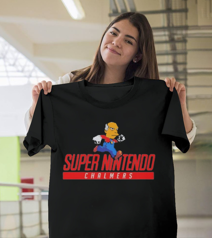 Super Nintendo Chalmers 8-Bit Character T-Shirt