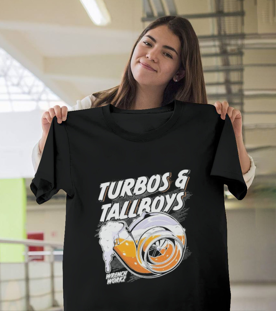 Turbos And Tallboys Wrench Workz Turbocharger Beer Fusion T-Shirt