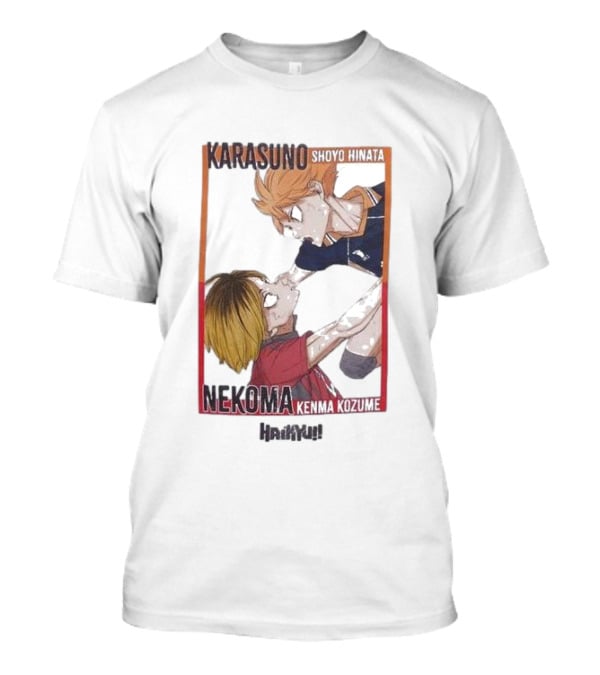 Haikyu Karasuno Shoyo Hinata Nekoma Kenma Kozume Dumpster Battle Duo T-Shirt