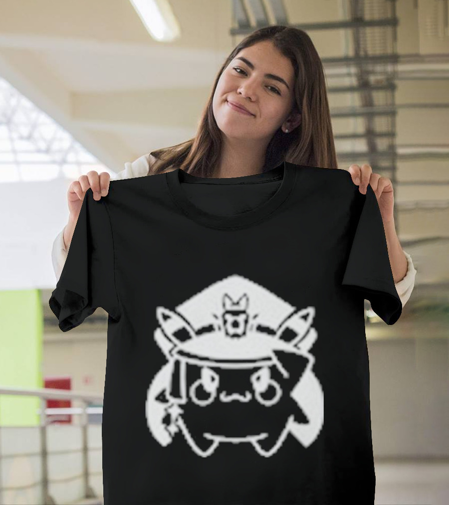 Pikachu Cadet Momo Emblem T-Shirt