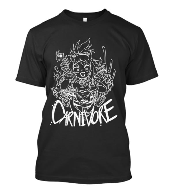 Carnivore Nocturnal Fantasy Creature With Meat Elements T-Shirt