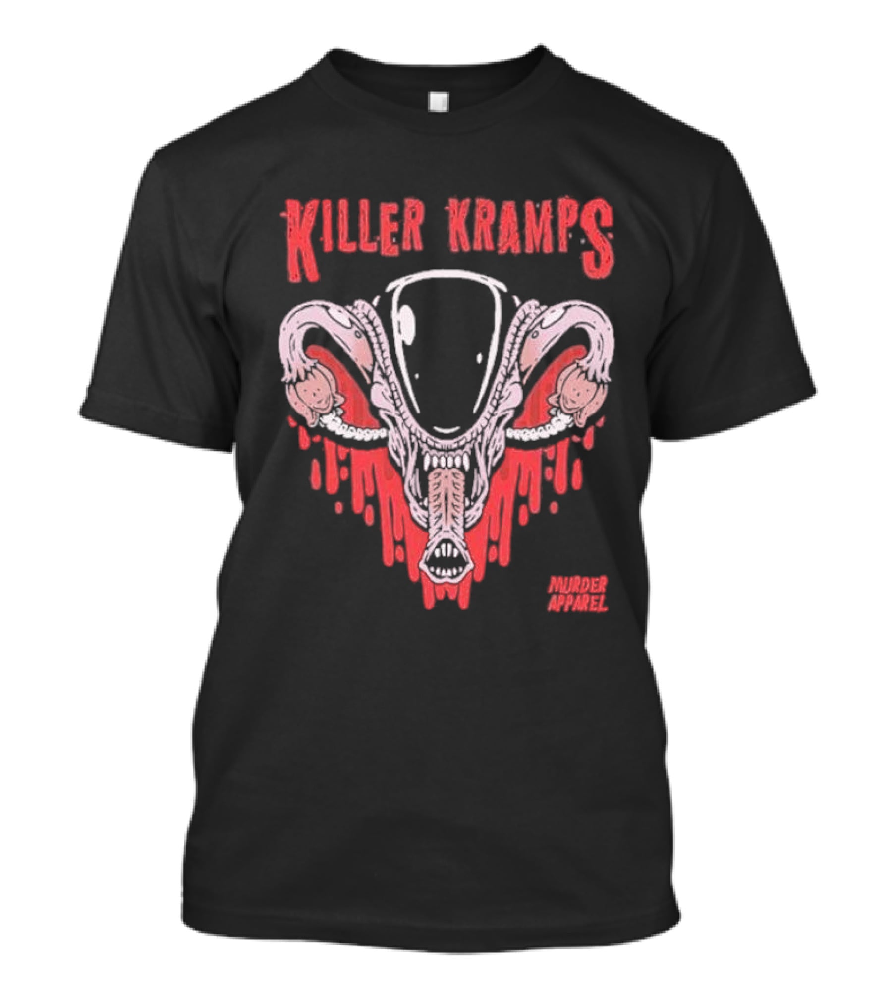 Killer Kramps Alien Murder Apparel Dripping Horror T-Shirt