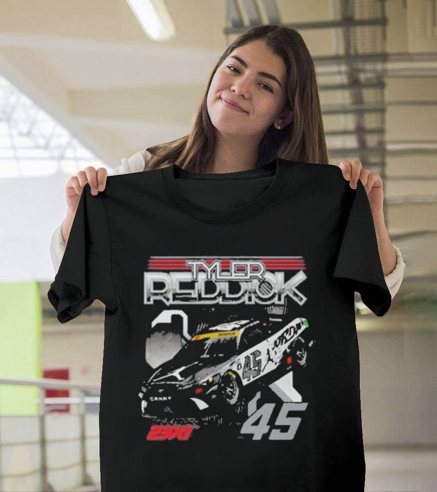 Tyler Reddick 23XI Racing 45 Car Jumpman Jordan Motorsports T-Shirt